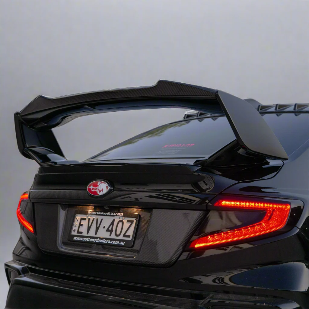DMAKER RWN-Spec STI Wing Spoiler Add-On For 2022+ Subaru WRX VB [Carbon Fibre] - Image 5
