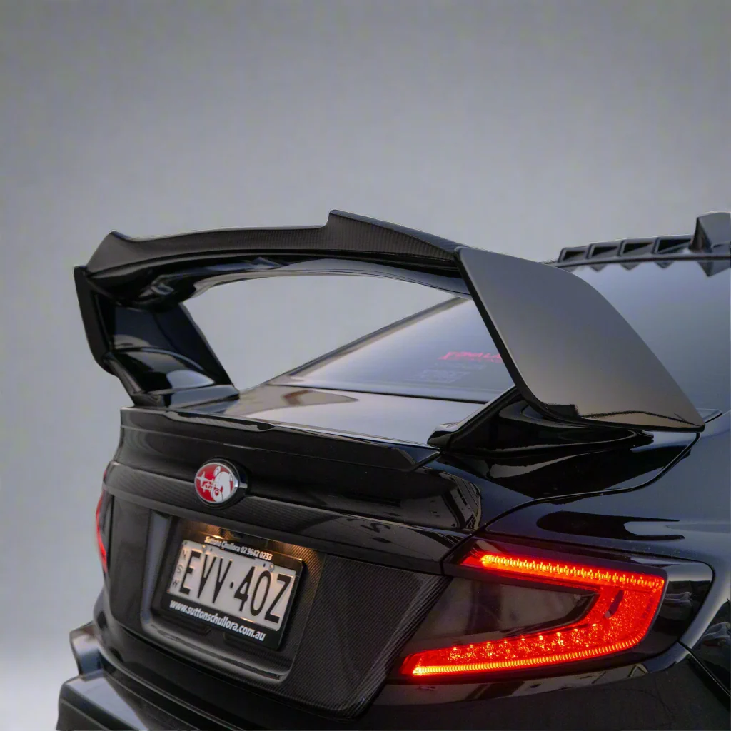 DMAKER RWN-Spec STI Wing Spoiler Add-On For 2022+ Subaru WRX VB [Carbon Fibre] - Image 6