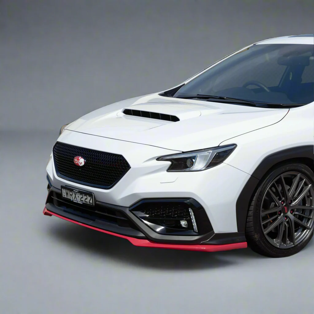 DMAKER STI-Spec Front Lip/Under Spoiler (3-Piece) For 2022+ Subaru WRX VB [Paint Matched] - Image 5