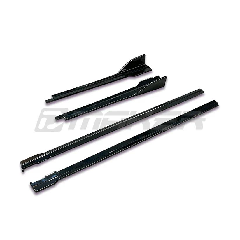 DMAKER STI-Spec V2 Side Skirts/Under Spoiler (2-Piece) For 2022+ Subaru WRX VB [Crystal Black] - Image 4
