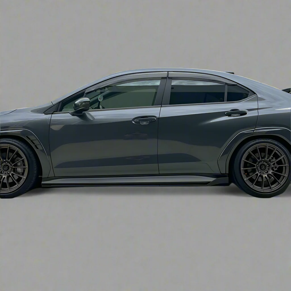 DMAKER STI-Spec V2 Side Skirts/Under Spoiler (2-Piece) For 2022+ Subaru WRX VB [Crystal Black] - Image 6