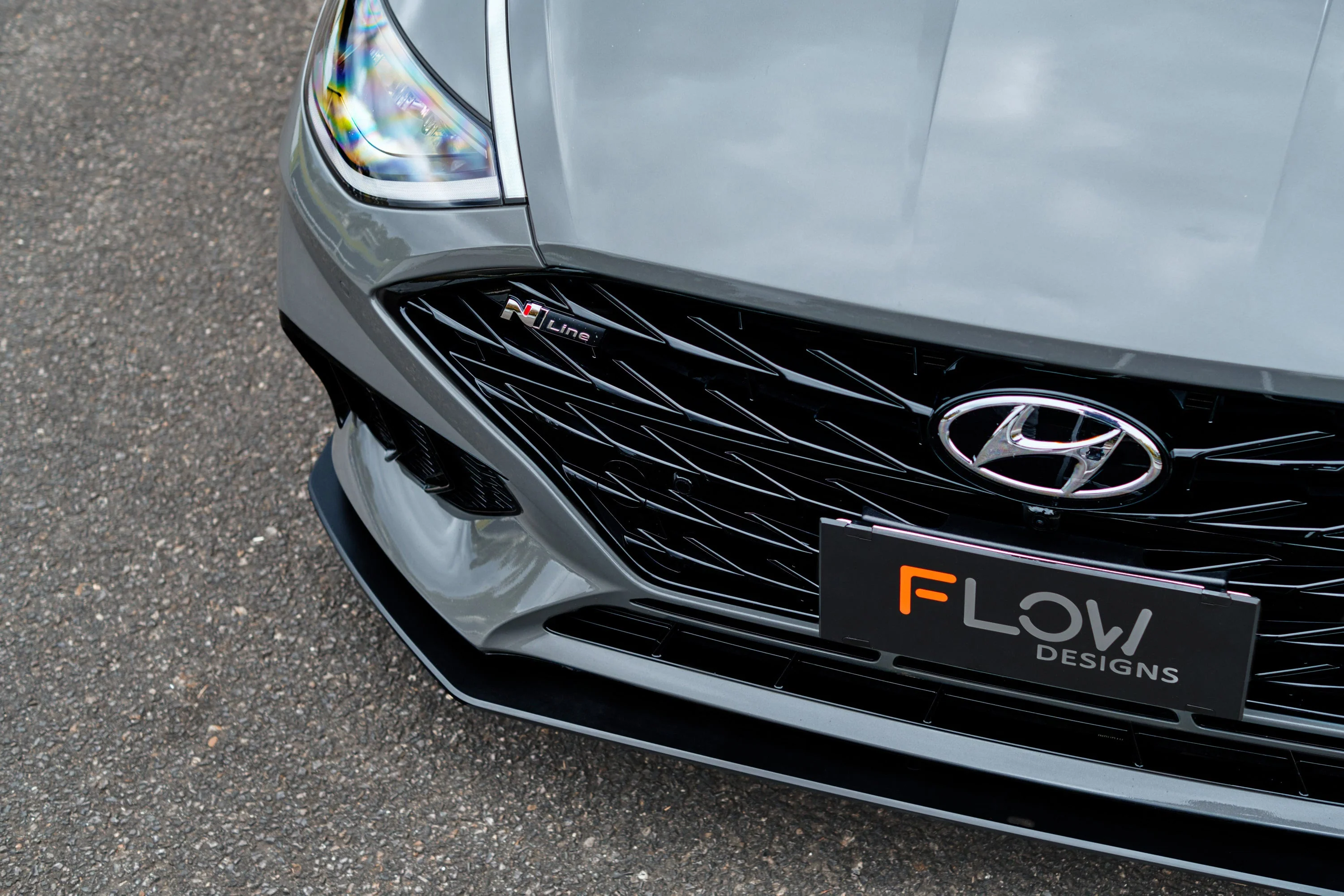 Flow Designs DN8 Sonata N Line (2020-2023) Front Lip Splitter [GLOSS BLACK] - Image 7
