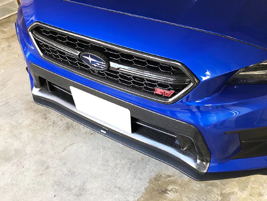 Automodellista Front Bar Cover For 2018-2021 Subaru WRX VA [Dry Carbon] - Image 3