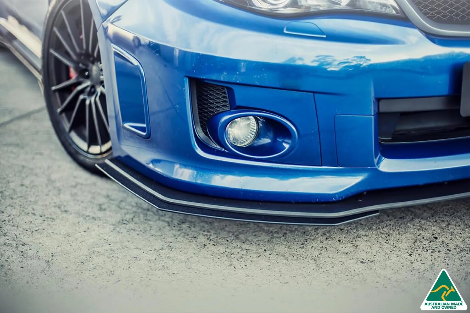 Flow Designs Front Lip Splitter Extensions for Subaru Impreza WRX & STI G3 Hatch FL [Pair] - Image 2