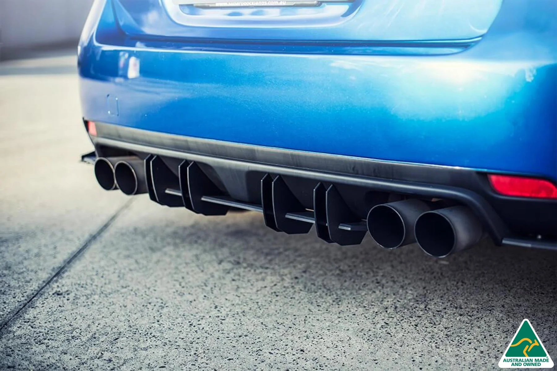 Flow Designs Flow-Lock Rear Diffuser for Subaru Impreza WRX & STI G3 Hatch FL - Image 2