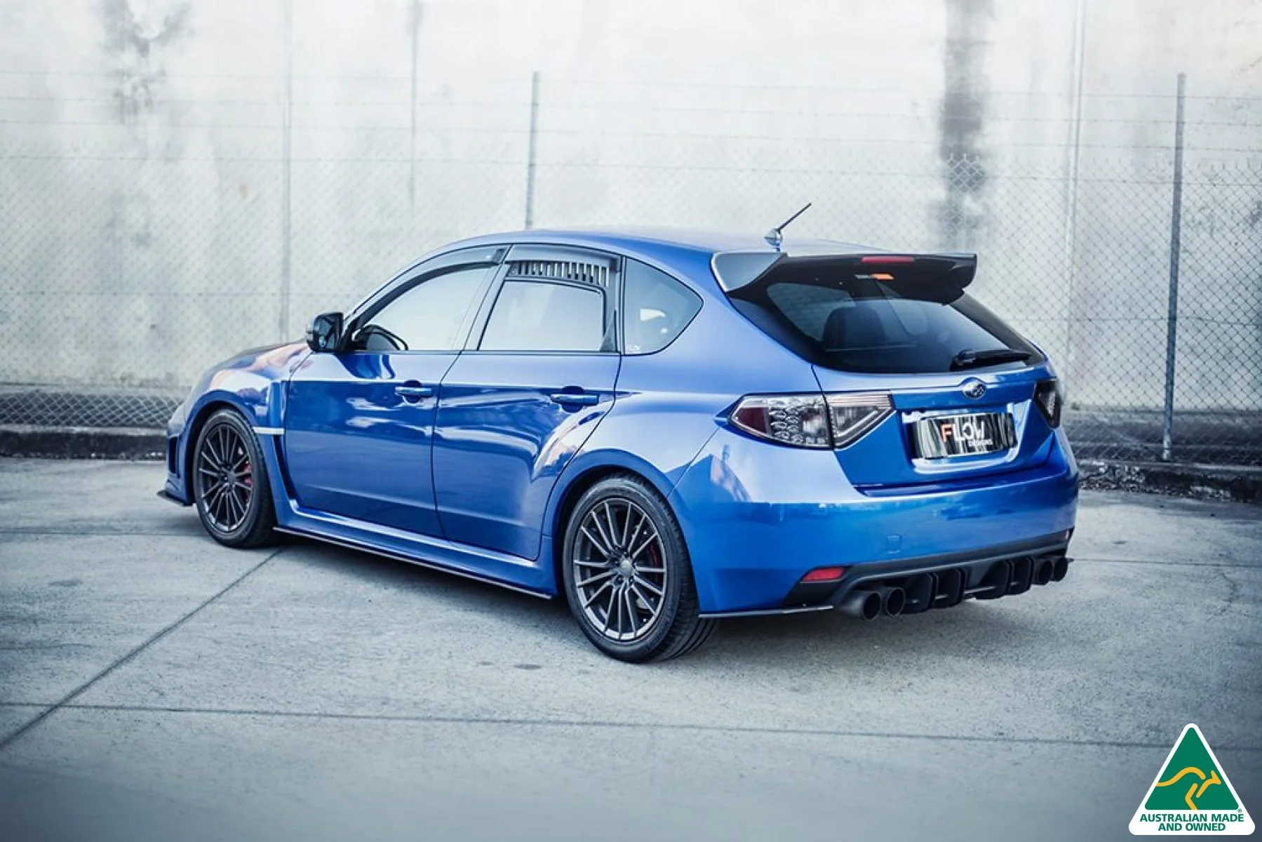 Flow Designs Flow-Lock Rear Diffuser for Subaru Impreza WRX & STI G3 Hatch FL - Image 6