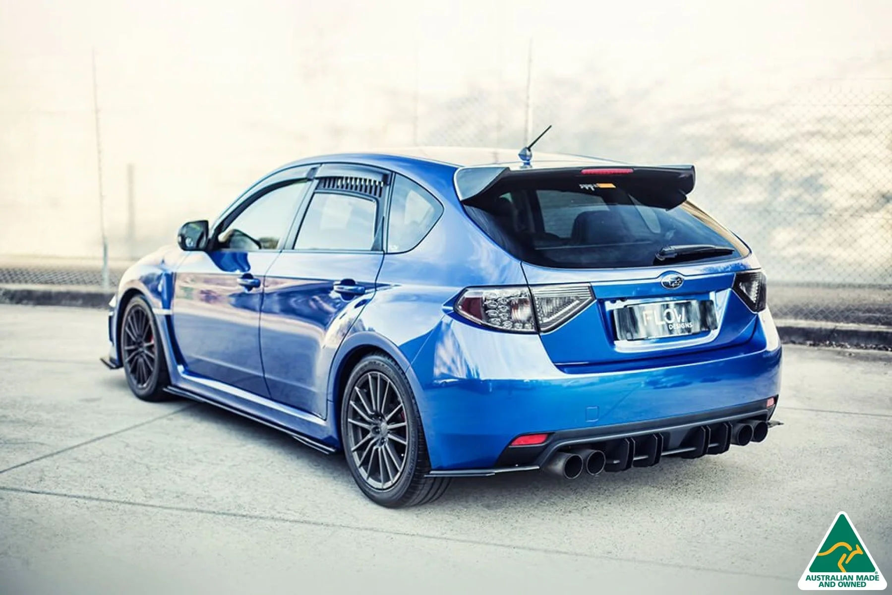 Flow Designs Rear Spat Winglet for Subaru Impreza WRX & STI G3 Hatch FL [Pair] - Image 4