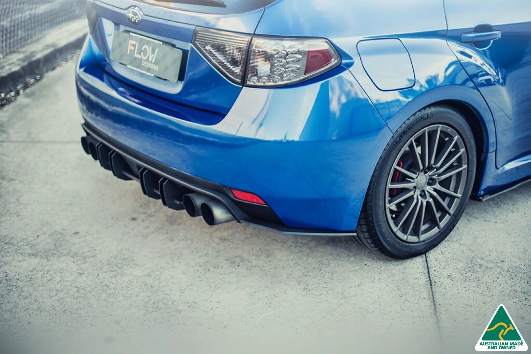 Flow Designs Rear Spats for Subaru Impreza WRX & STI G3 Hatch FL [Pair] - Image 6