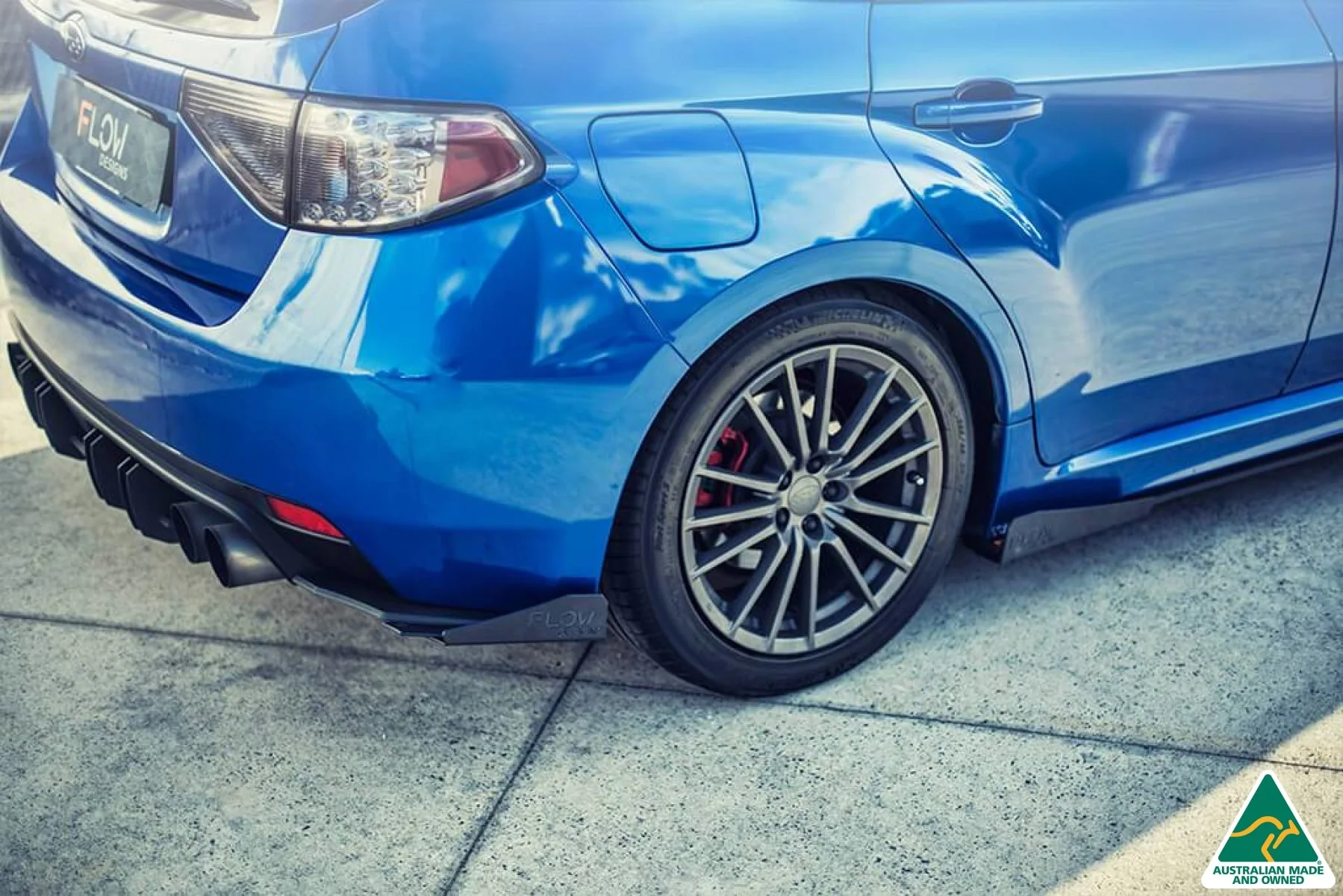 Flow Designs Rear Spat Winglets for Suabru Impreza WRX & STI G3 Hatch FL [Pair] - Image 6