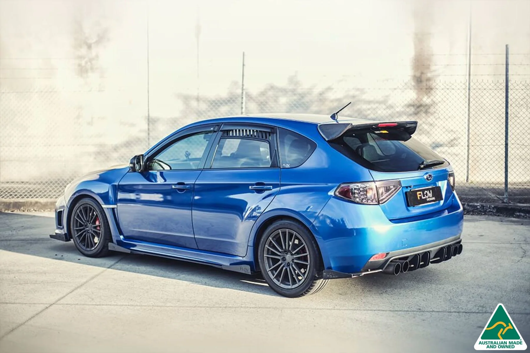 Flow Designs Side Skirt Splitter Winglets for Subaru Impreza WRX & STI G3 Hatch FL [Pair] - Image 4
