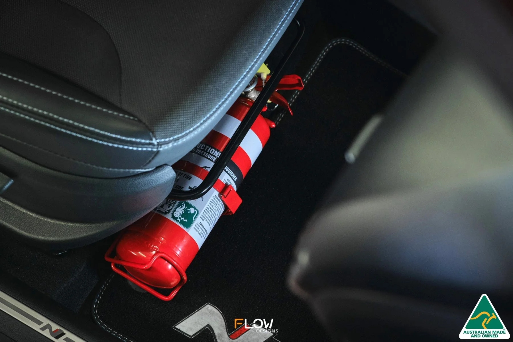 Flow Designs i20N BC3 Adjustable Fire Extinguisher Bracket/Mount - Image 10