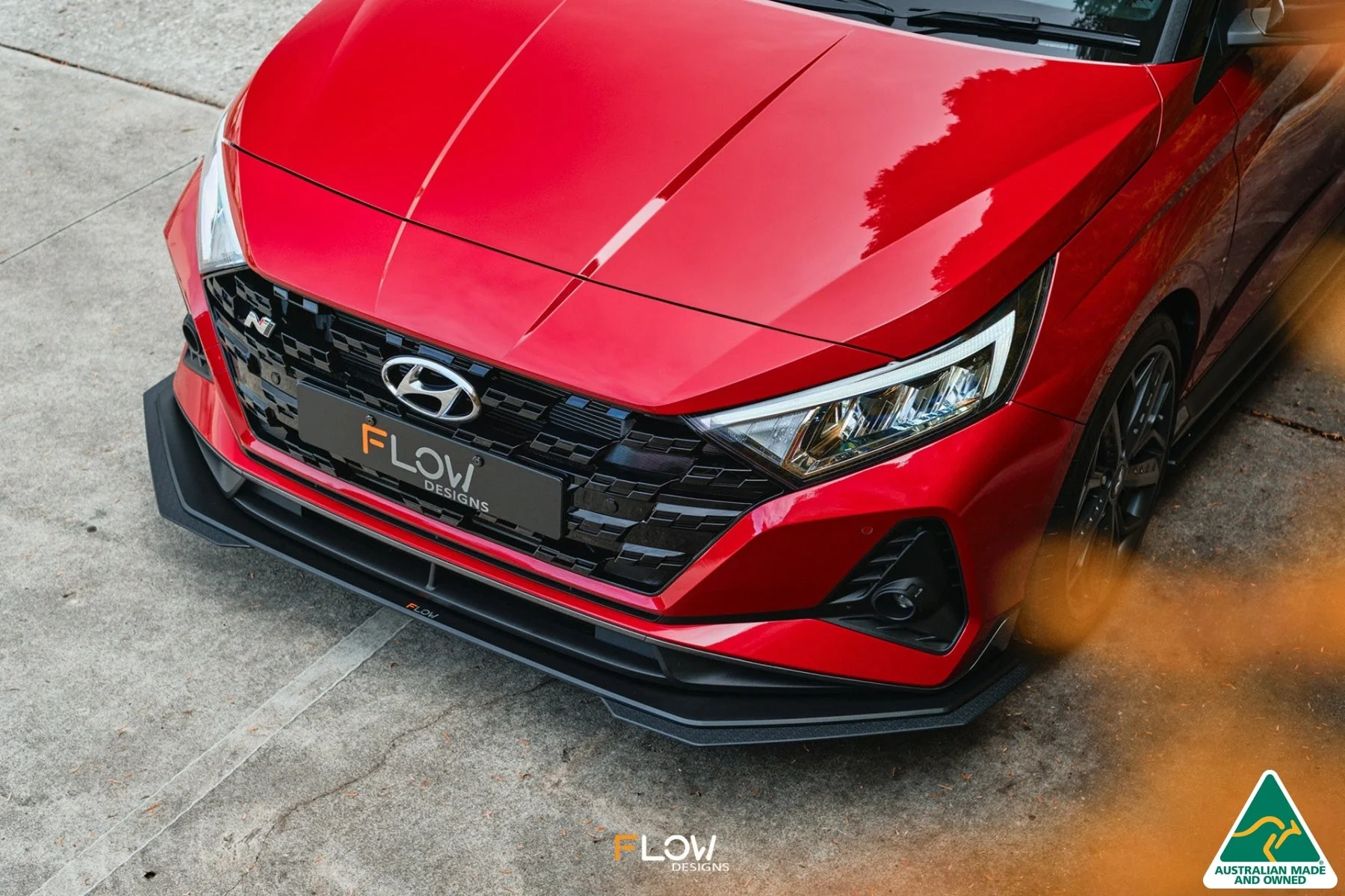 Flow Designs i20N BC3 Front Lip Splitter Extensions - Pair - Image 4