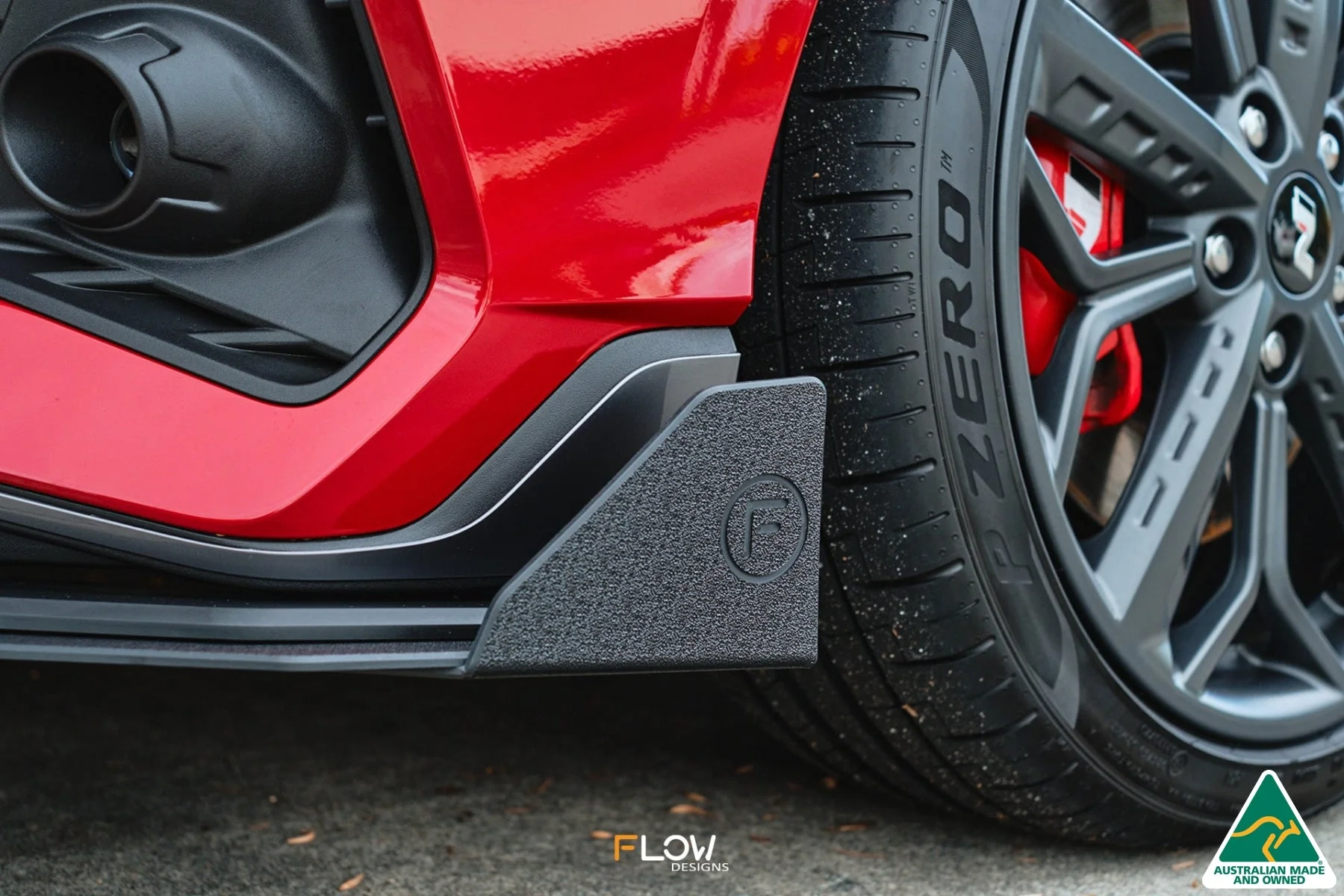 Flow Designs i20N BC3 Front Lip Splitter Winglets - Pair - Image 2