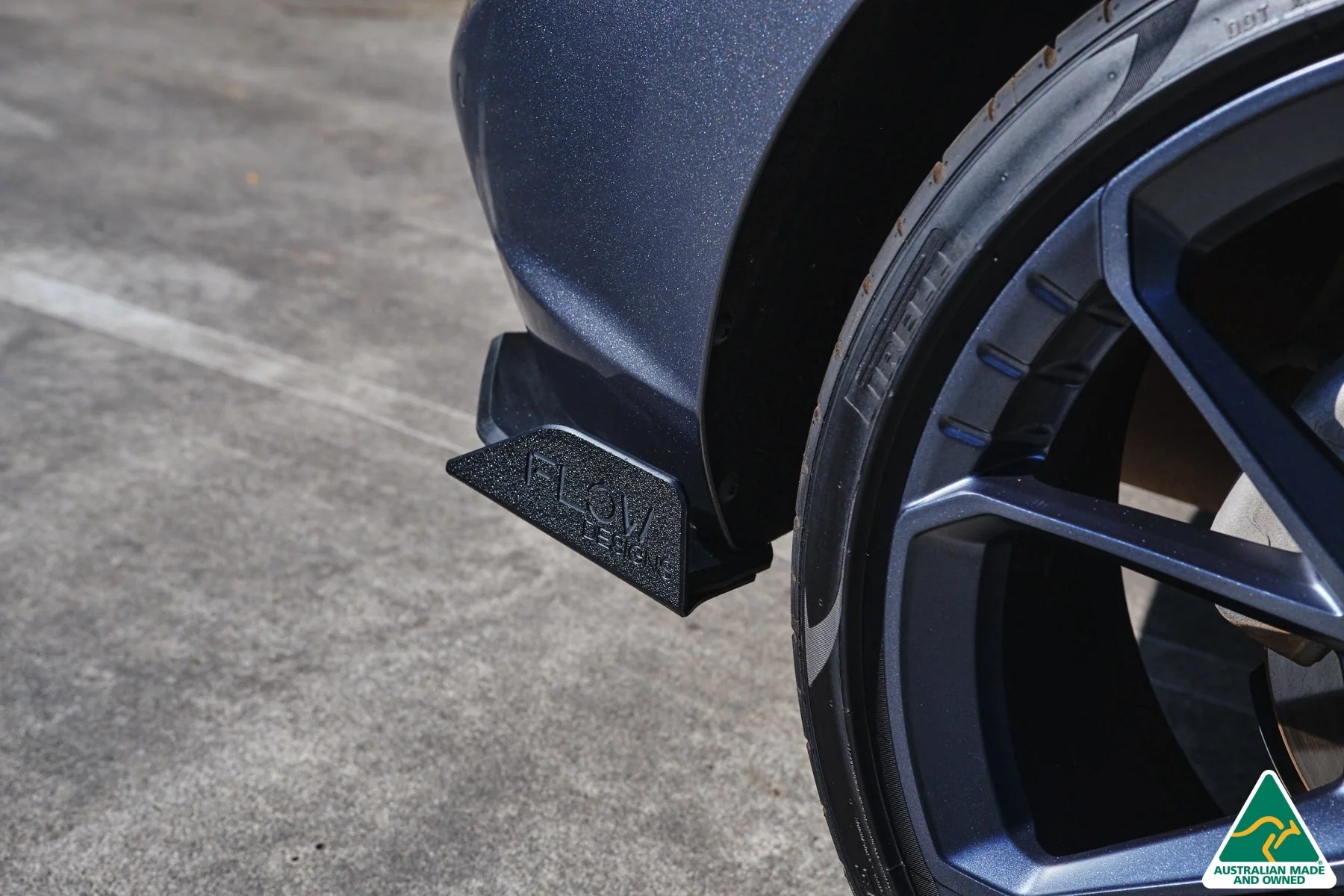 Flow Designs i30 Hatch PD1, PD2 (2018-2020) Rear Spats [GLOSS BLACK] - Pair - Image 4