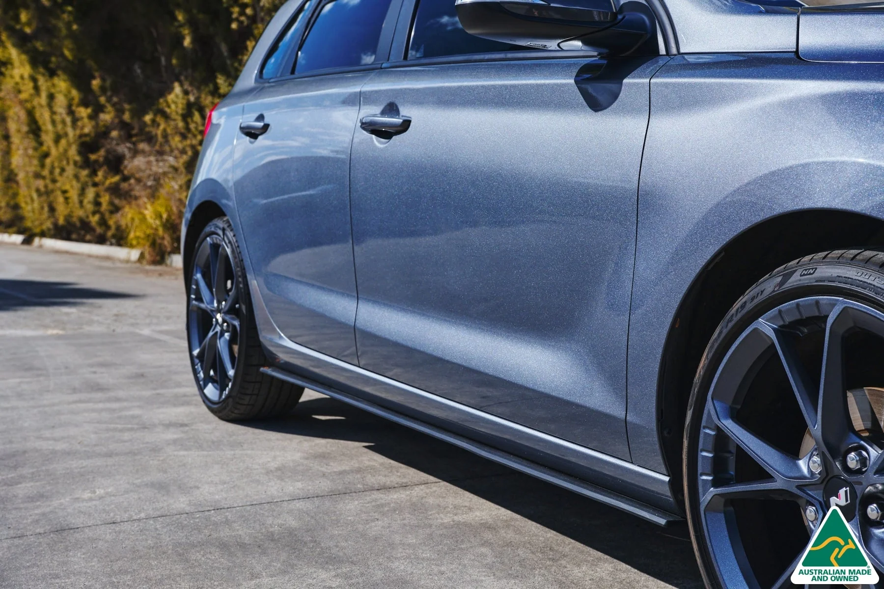 Flow Designs i30 Hatch PD1, PD2 (2018-2020) Side Skirt Splitters [GLOSS BLACK] - Pair - Image 5