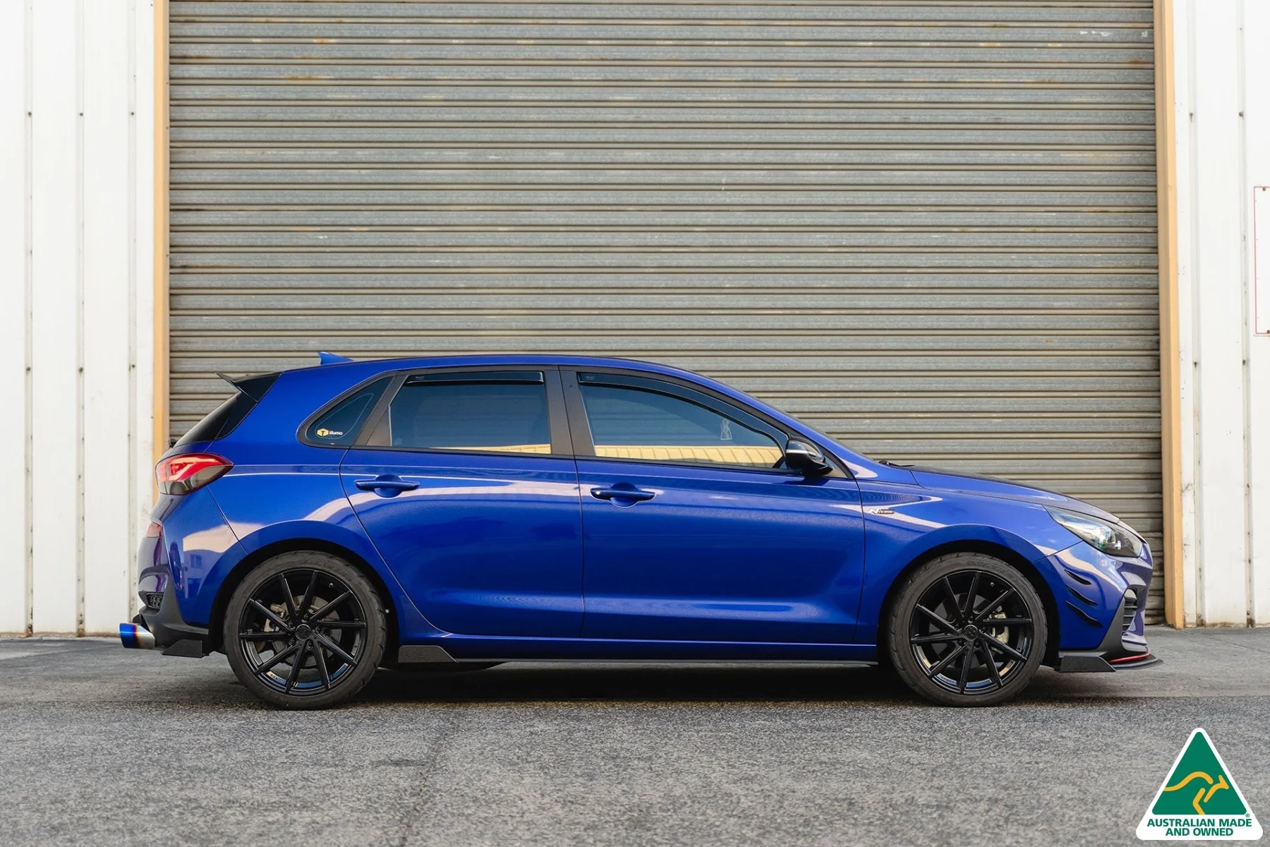 Flow Designs i30 N Line Hatch PD (2018+) Side Skirt Splitters [GLOSS BLACK] - Pair - Image 9