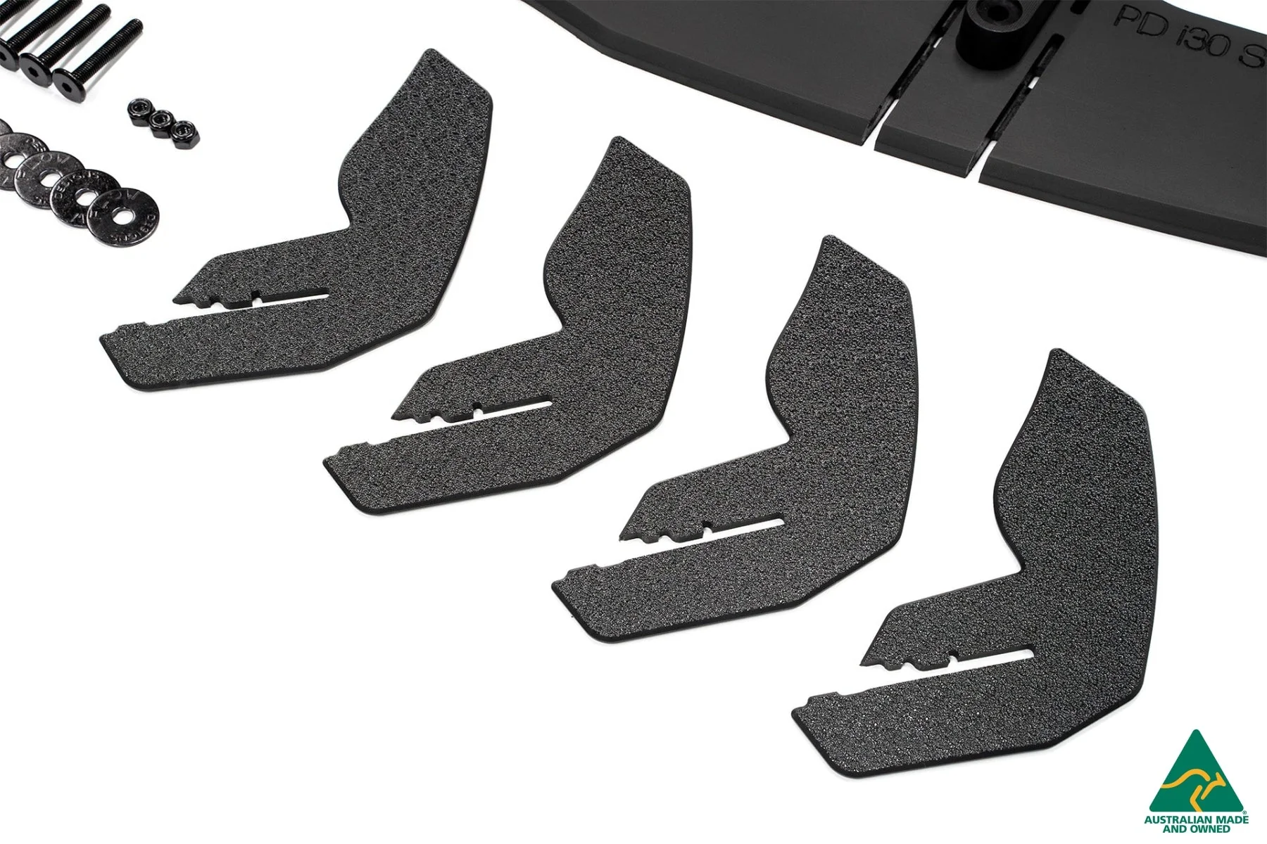 Flow Designs i30 SR Hatch (2017-2018) Flow-Lock Rear Diffuser [GLOSS BLACK] - Image 11