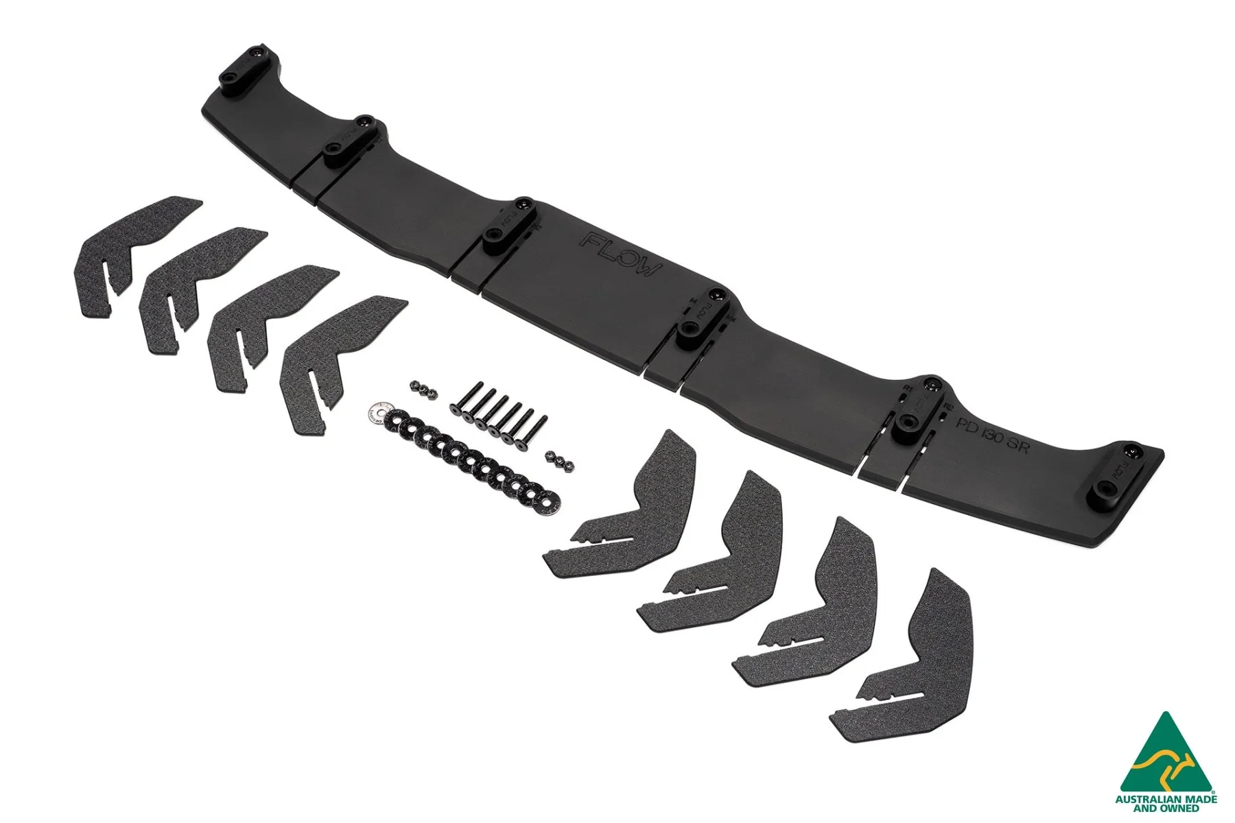 Flow Designs i30 SR Hatch (2017-2018) Flow-Lock Rear Diffuser [GLOSS BLACK] - Image 5