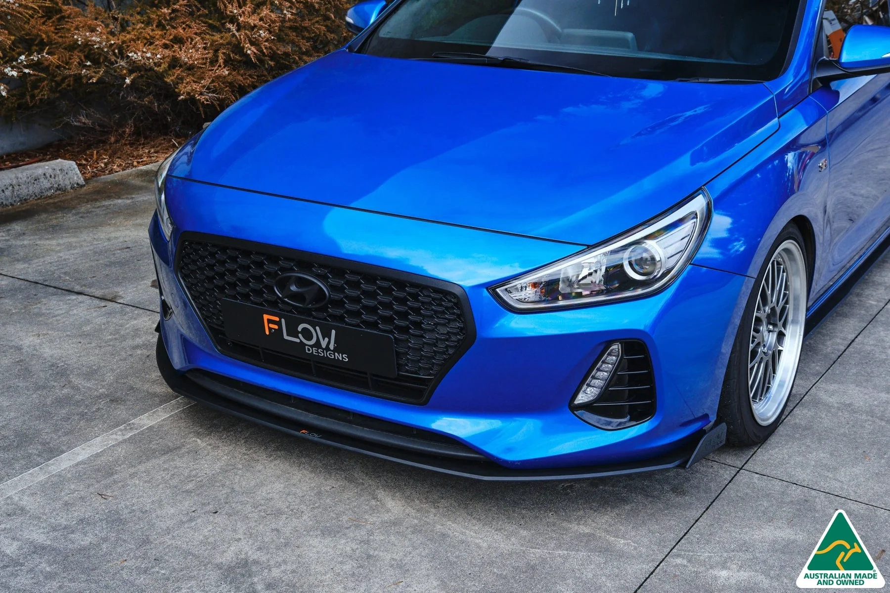 Flow Designs i30 SR Hatch (2017-2018) Front Lip Splitter Winglets - Pair - Image 4