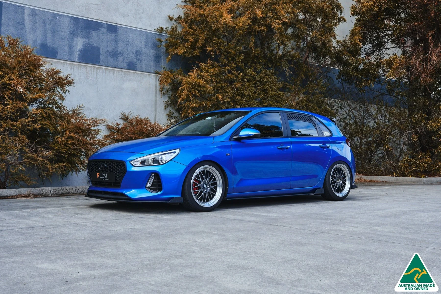 Flow Designs i30 SR Hatch (2017-2018) Side Skirt Splitters [GLOSS BLACK] - Pair - Image 8