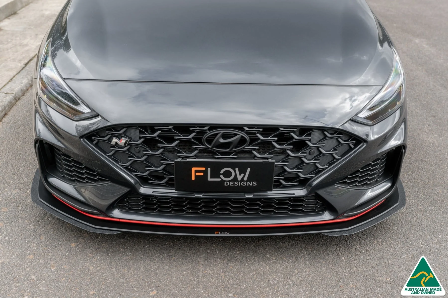 Flow Designs i30N Fastback PD FL (2022+) Front Lip Splitter Extensions - Pair - Image 6
