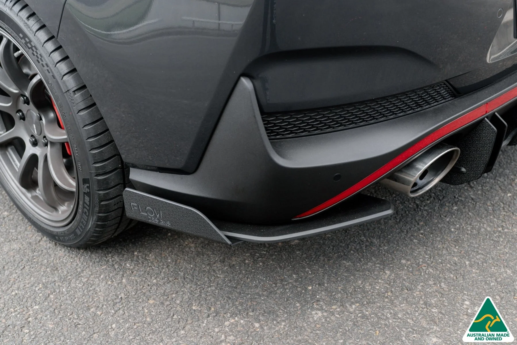 Flow Designs i30N Fastback PD FL (2022+) Rear Spat Winglets - Pair - Image 2