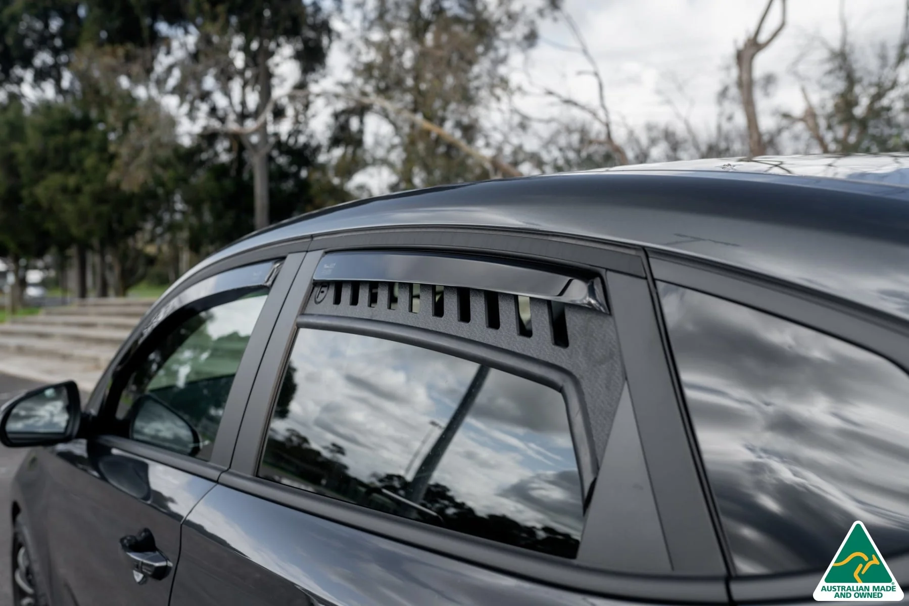 Flow Designs i30N Fastback PD FL (2022+) Rear Window Vents - Pair - Image 2