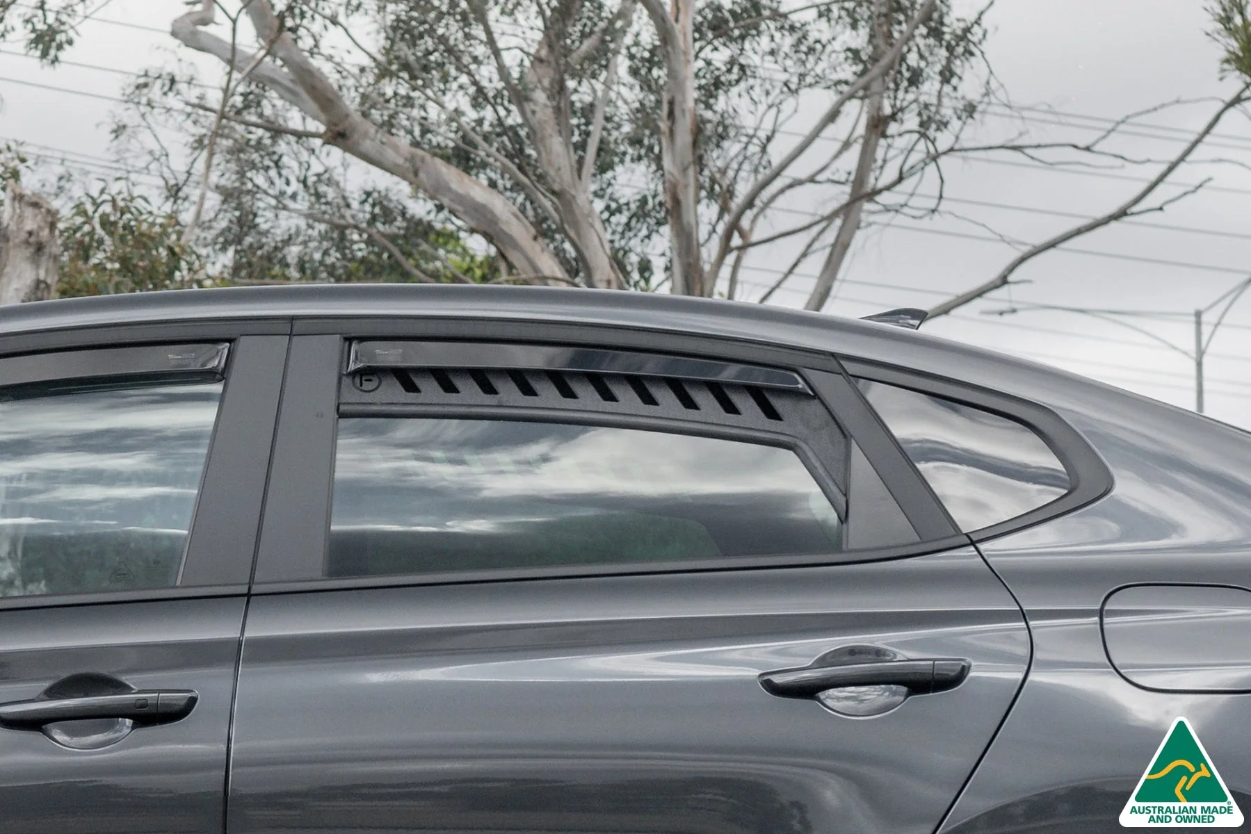 Flow Designs i30N Fastback PD FL (2022+) Rear Window Vents - Pair - Image 4