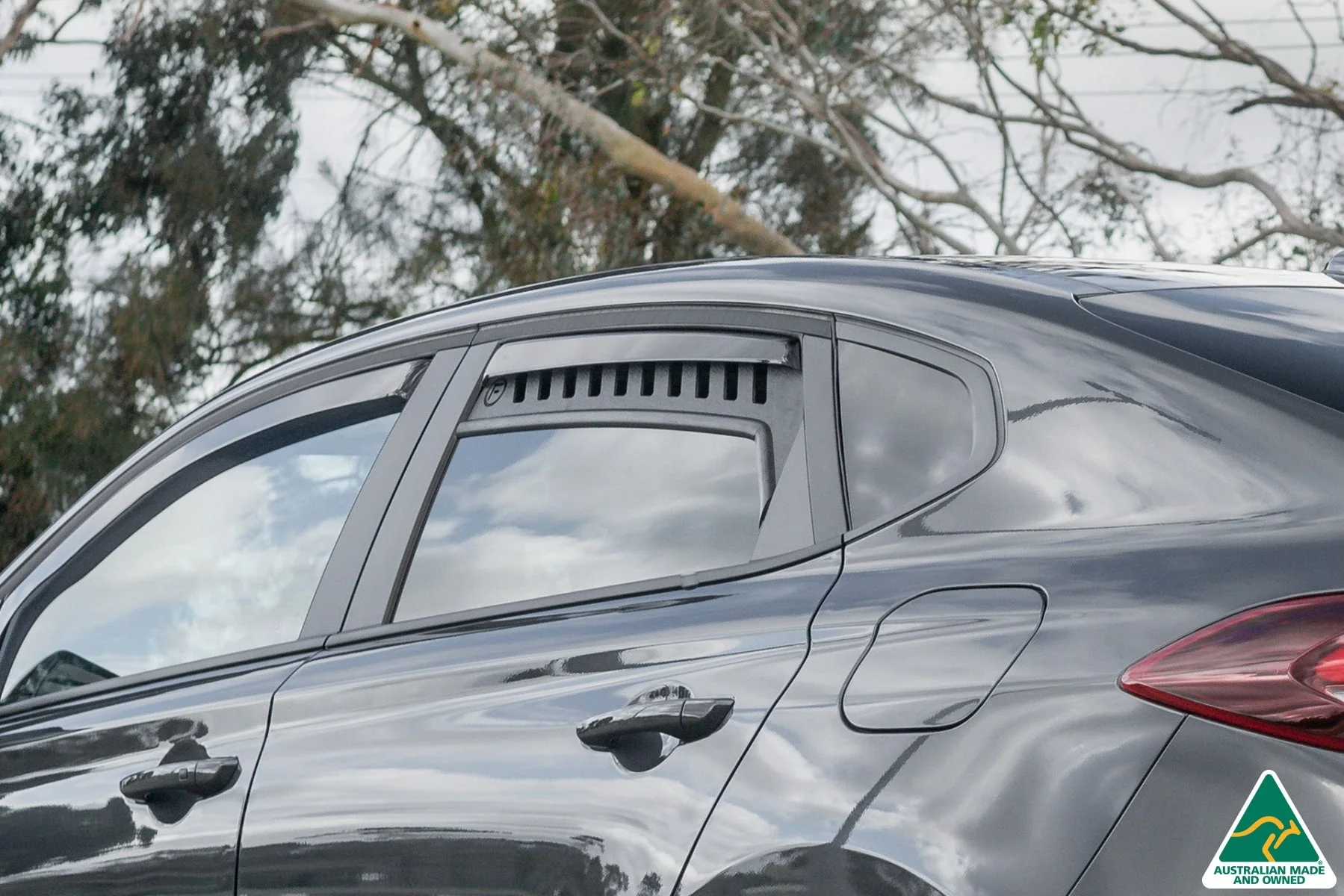 Flow Designs i30N Fastback PD FL (2022+) Rear Window Vents - Pair - Image 6