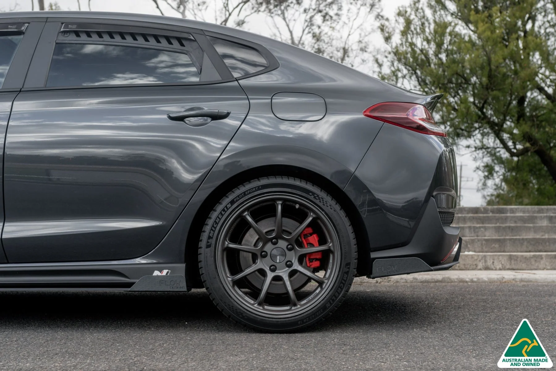 Flow Designs i30N Fastback PD FL (2022+) Side Skirt Splitter Winglets - Pair - Image 11