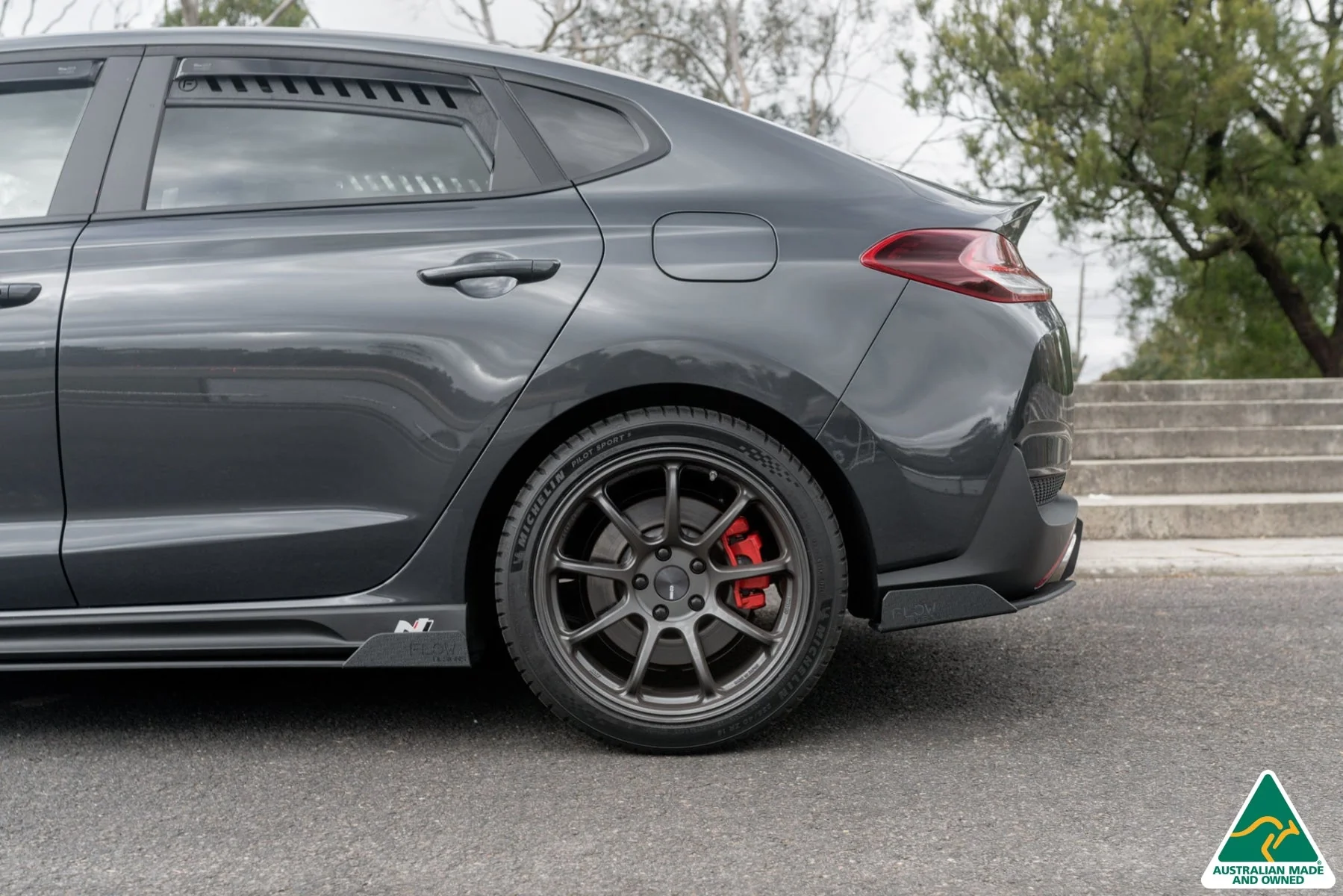 Flow Designs i30N Fastback PD FL (2022+) Side Skirt Splitter Winglets - Pair - Image 4