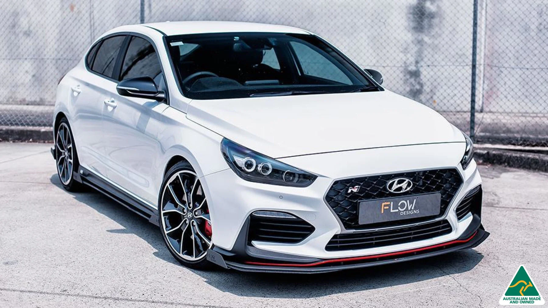 Flow Designs i30N Fastback PD Front Lip Splitter Extensions - Pair - Image 4