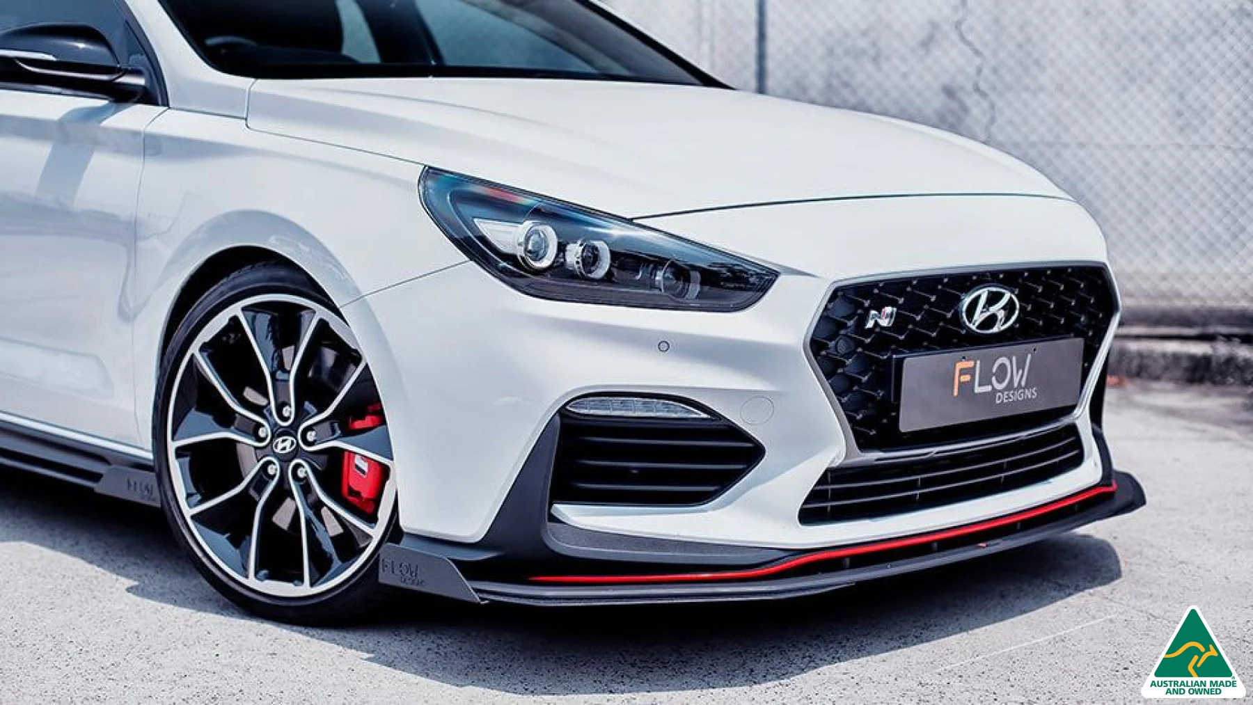 Flow Designs i30N Fastback PD Front Lip Splitter Winglets - Pair - Image 2