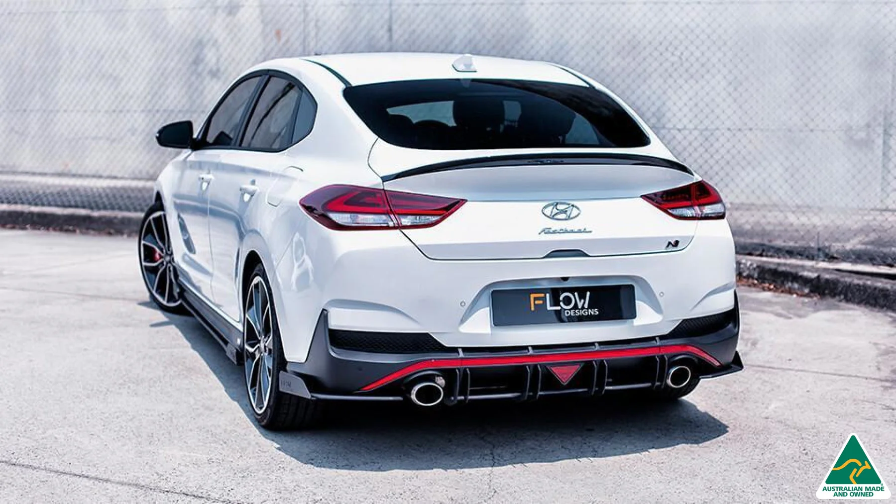 Flow Designs i30N Fastback PD Rear Spat Winglets - Pair - Image 4