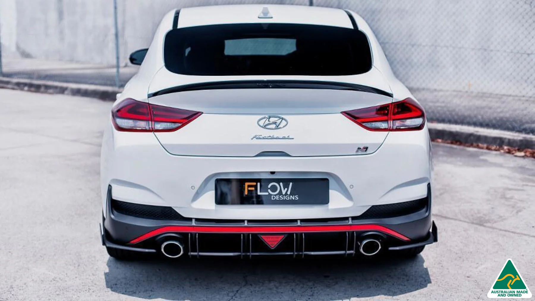 Flow Designs i30N Fastback PD Rear Spat Winglets - Pair - Image 6