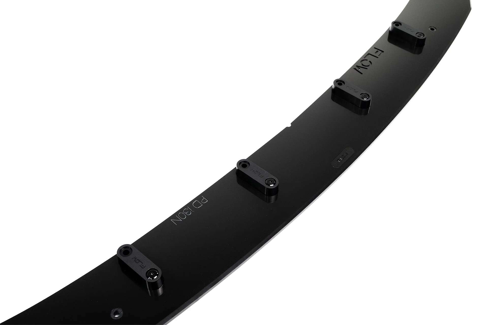 Flow Designs i30N Hatch PD (2018-2020) Front Lip Splitter & Reinforcement Brackets [GLOSS BLACK] - Image 6
