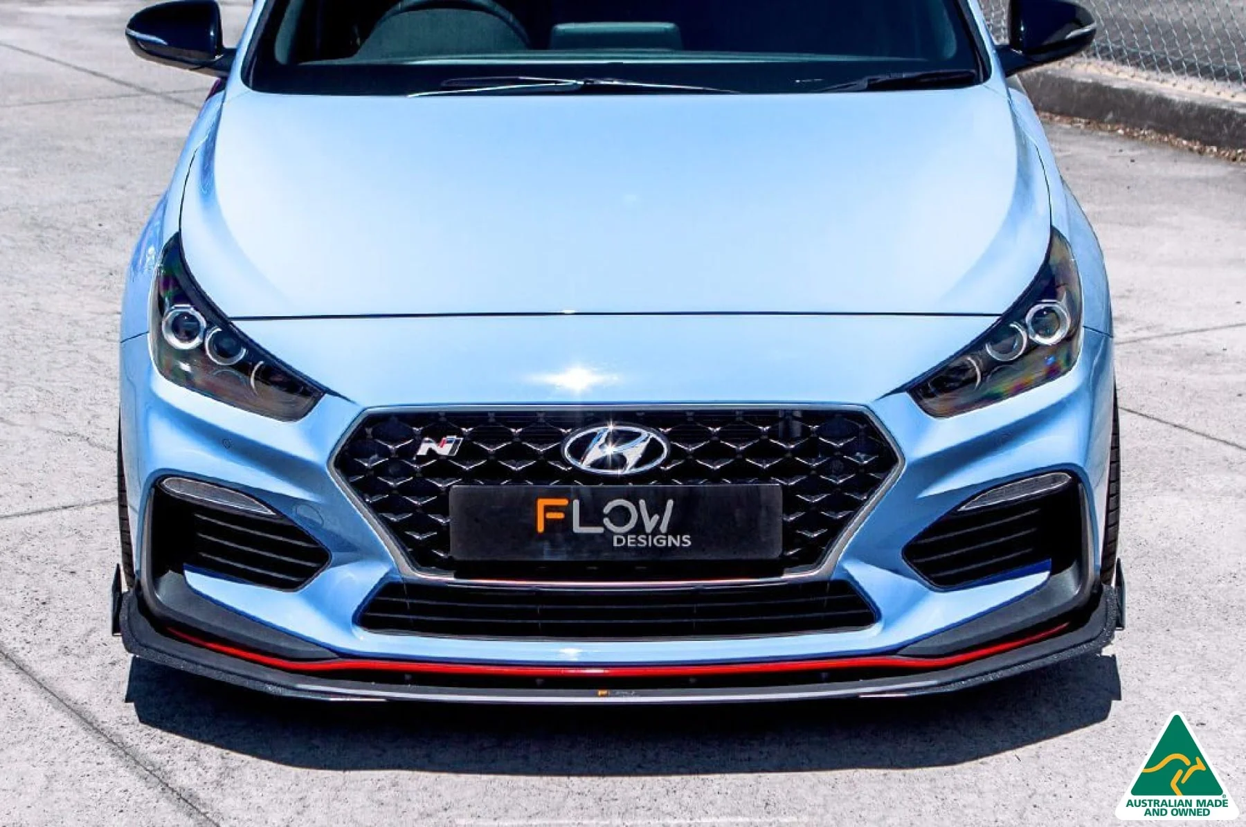 Flow Designs i30N Hatch PD (2018-2020) Front Lip Splitter Winglets - Pair - Image 10