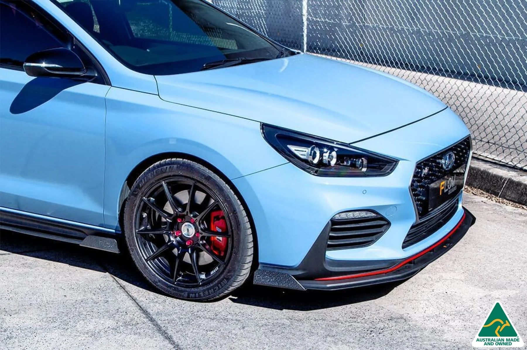 Flow Designs i30N Hatch PD (2018-2020) Front Lip Splitter Winglets - Pair - Image 6