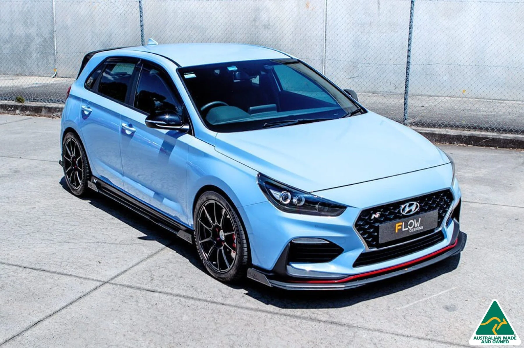 Flow Designs i30N Hatch PD (2018-2020) Front Lip Splitter Winglets - Pair - Image 8