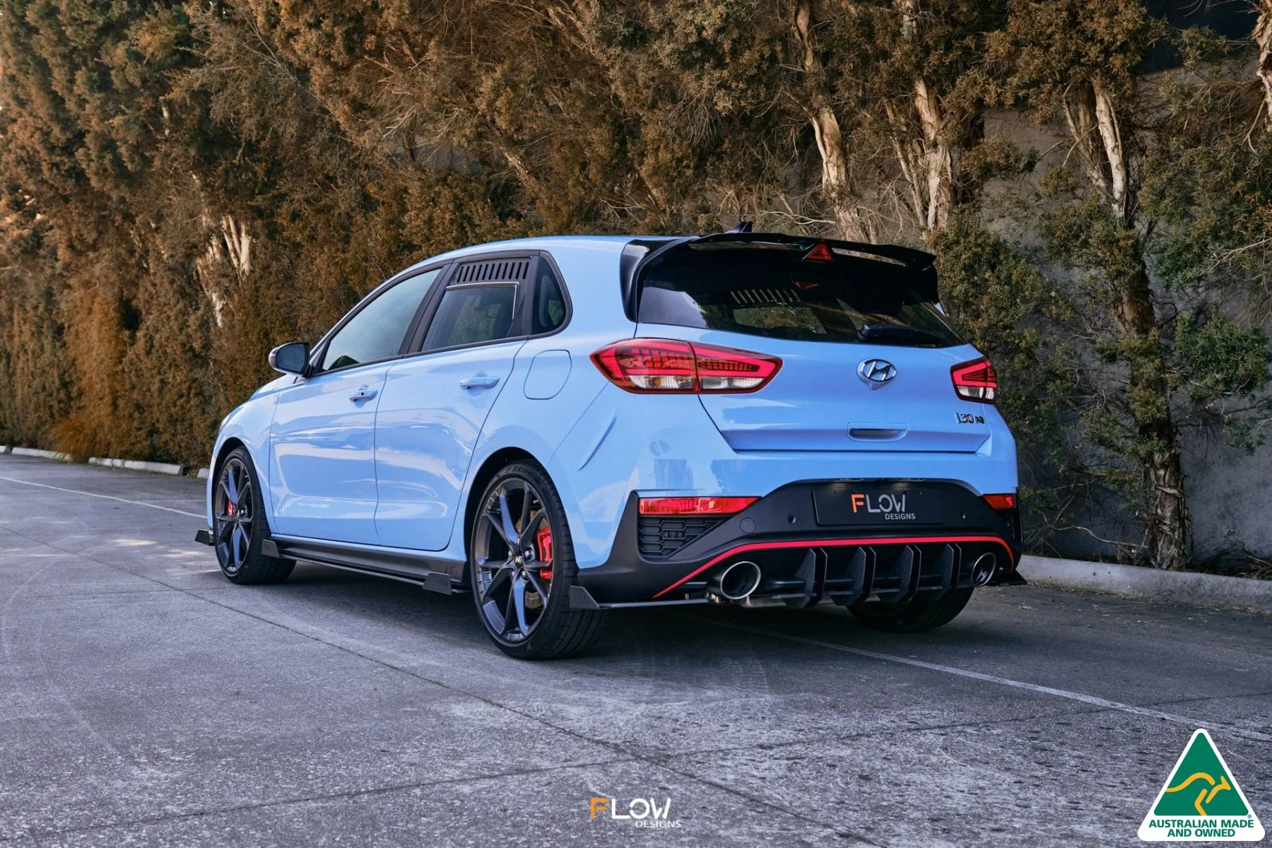 Flow Designs i30N Hatch PD FL (2021) Flow-Lock Rear Diffuser [GLOSS BLACK] - Image 12