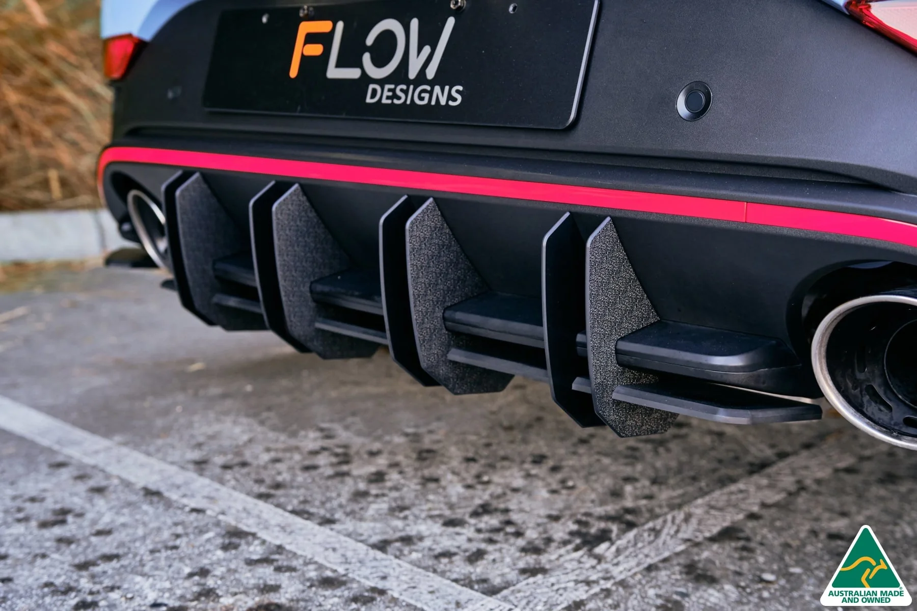 Flow Designs i30N Hatch PD FL (2021) Flow-Lock Rear Diffuser [GLOSS BLACK] - Image 2