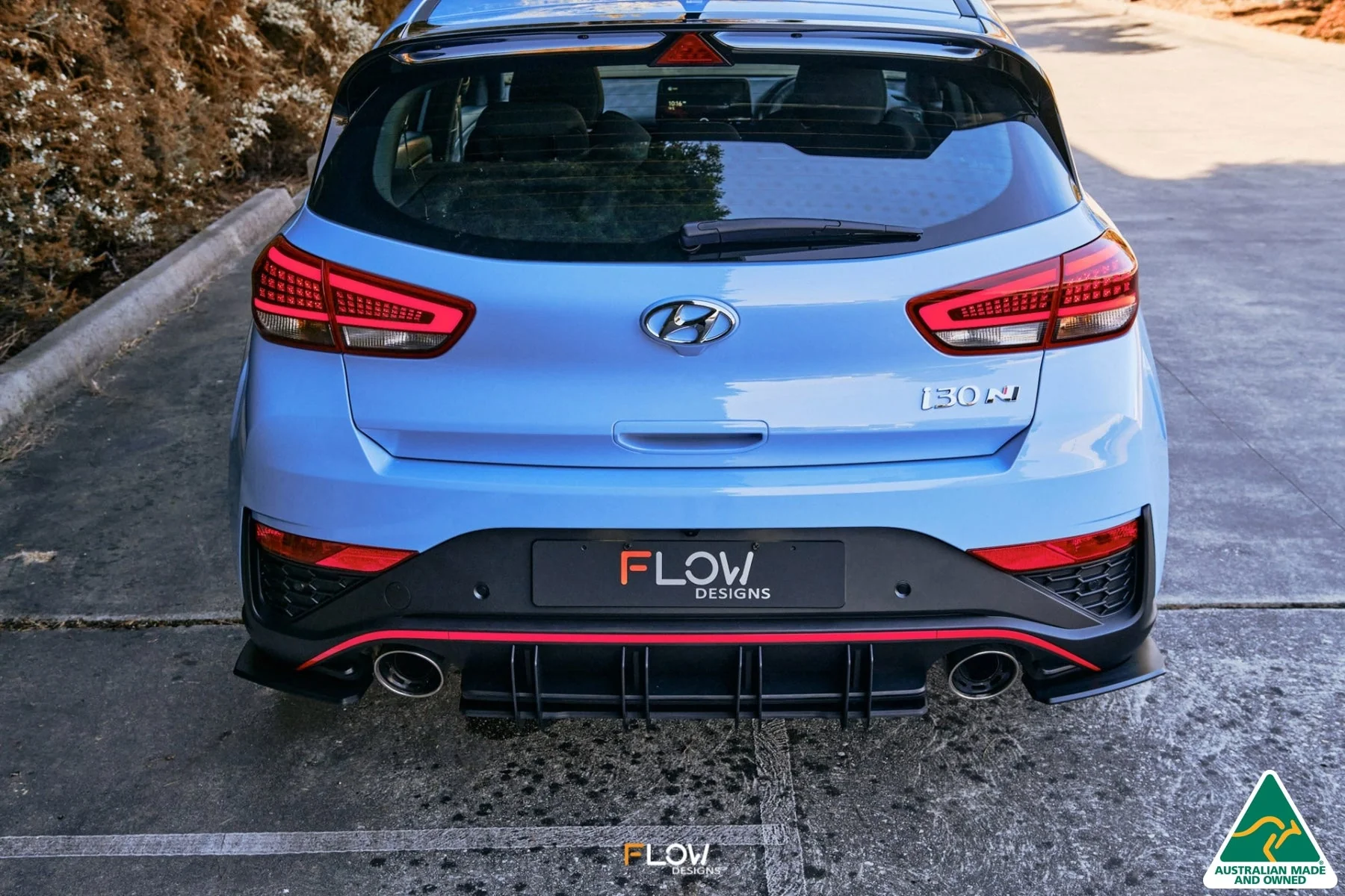 Flow Designs i30N Hatch PD FL (2021) Flow-Lock Rear Diffuser [GLOSS BLACK] - Image 8