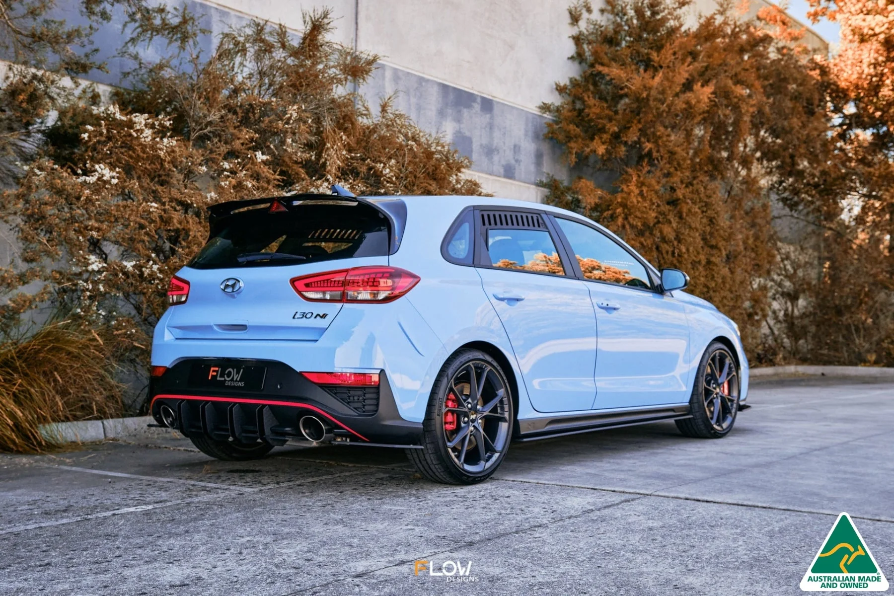 Flow Designs i30N Hatch PD FL (2021) Flow-Lock Rear Diffuser [GLOSS BLACK] - Image 13