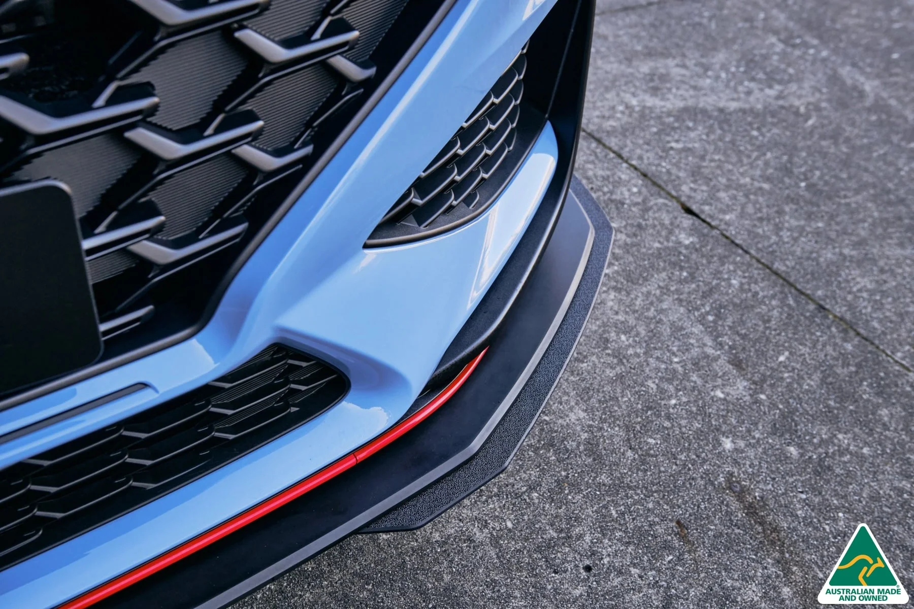 Flow Designs i30N Hatch PD FL (2021) Front Lip Splitter Extensions - Pair - Image 2
