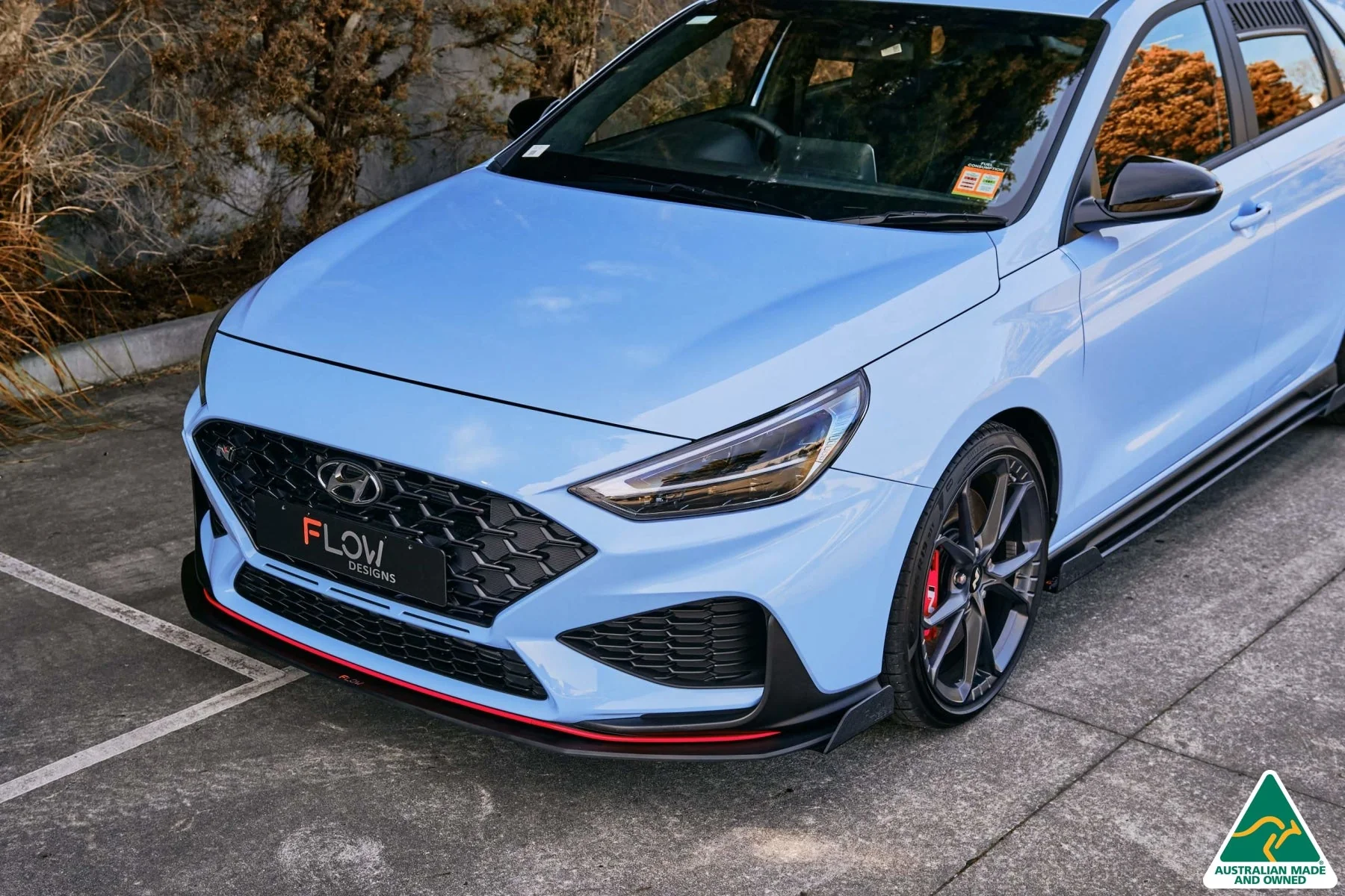 Flow Designs i30N Hatch PD FL (2021) Front Lip Splitter Winglets - Pair - Image 4