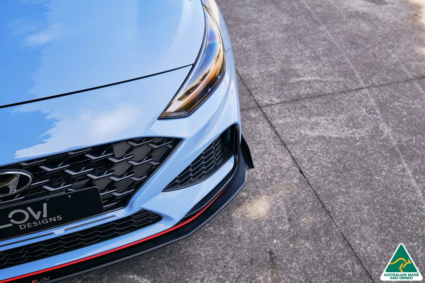 Flow Designs i30N Hatch PD FL (2021) Front Lip Splitter Winglets - Pair - Image 6