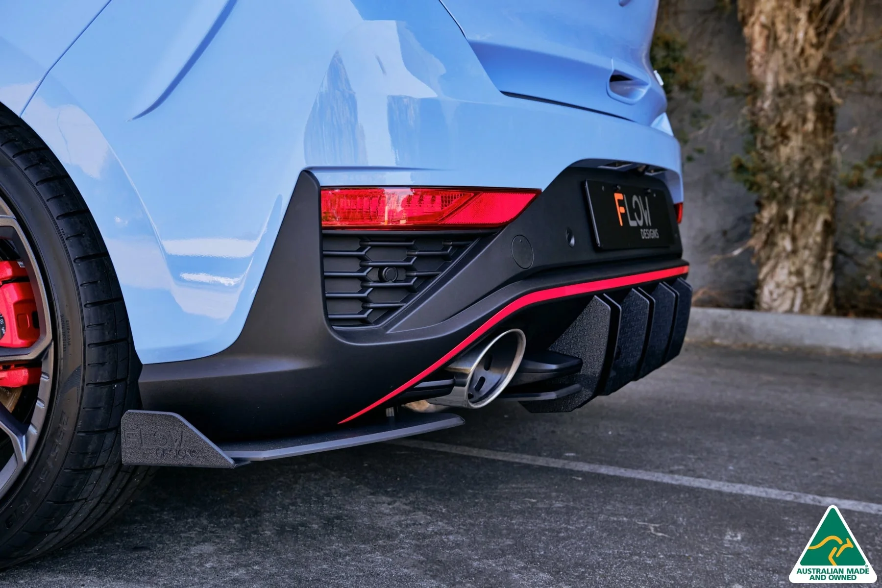 Flow Designs i30N Hatch PD FL (2021) Rear Spat Winglets - Pair - Image 4