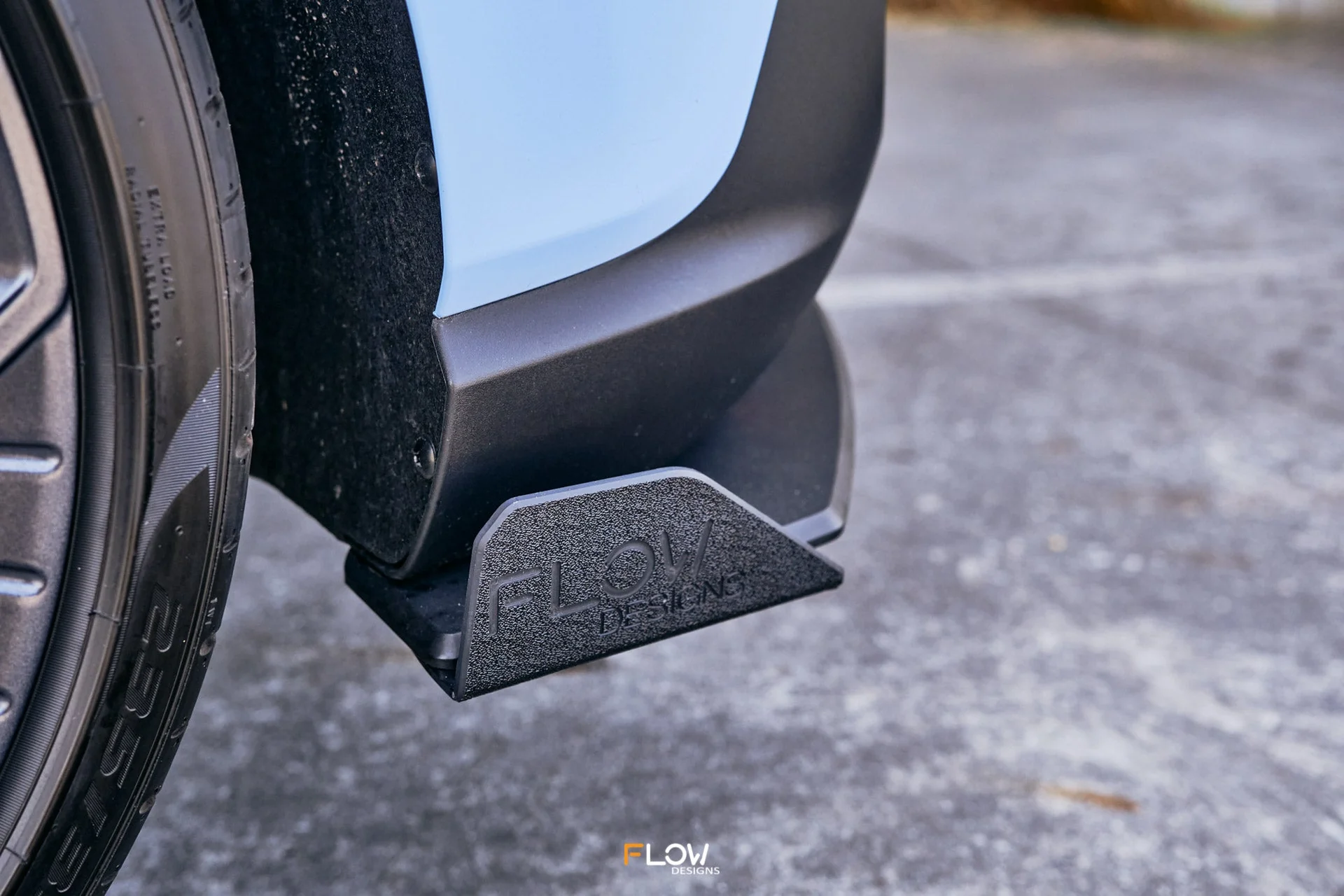 Flow Designs i30N Hatch PD FL (2021) Rear Spats [GLOSS BLACK] - Pair - Image 4
