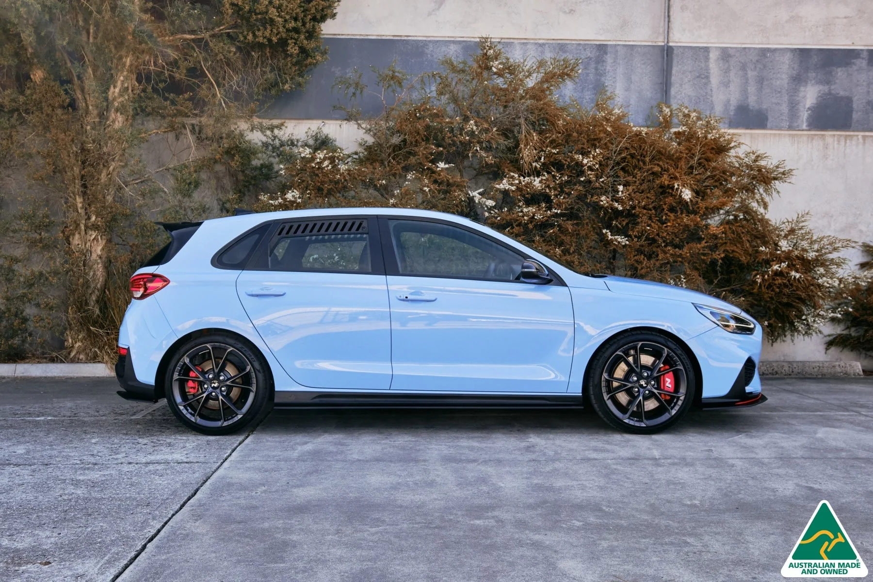 Flow Designs i30N Hatch PD FL (2021) Side Skirt Splitters [GLOSS BLACK] - Pair - Image 8