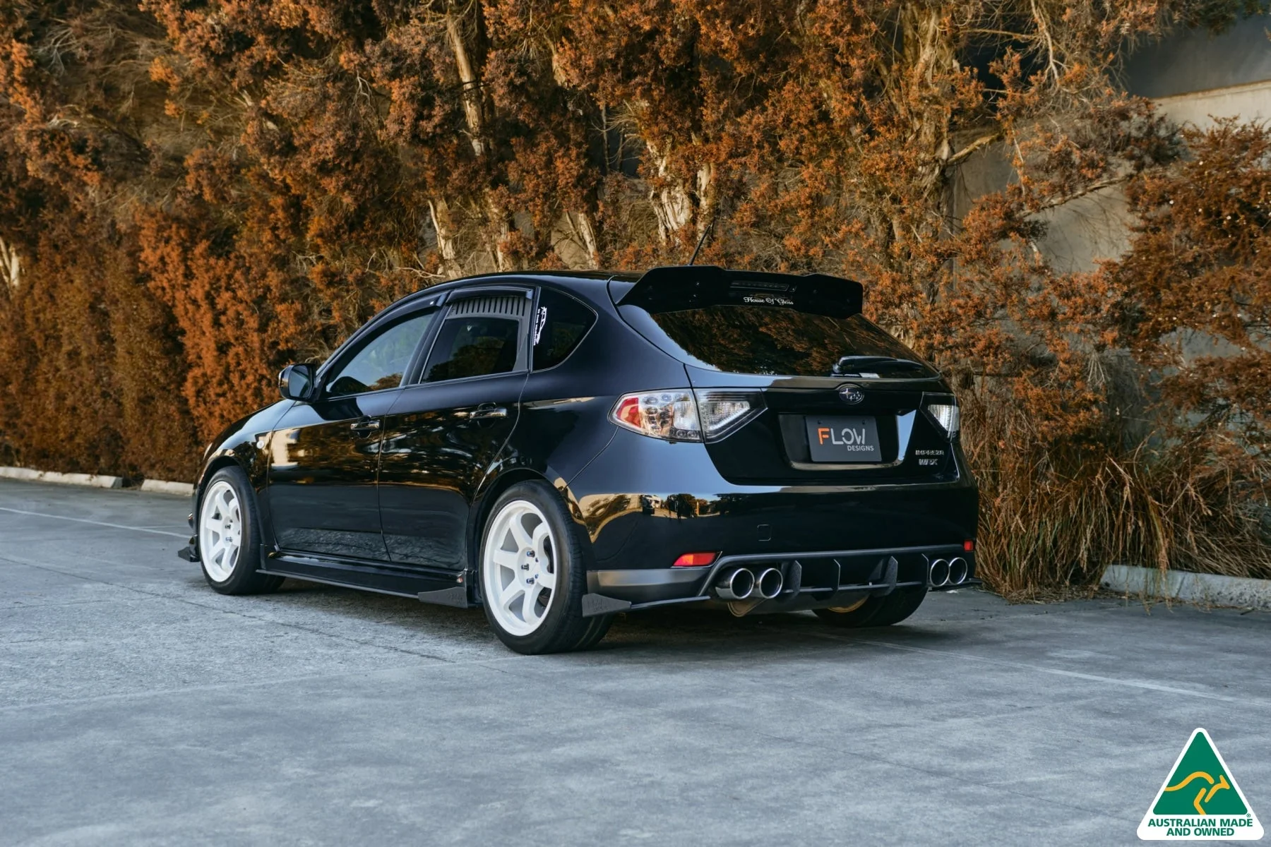 Flow Designs Rear Spoiler Extension for Subaru Impreza G3 Hatch - Image 14